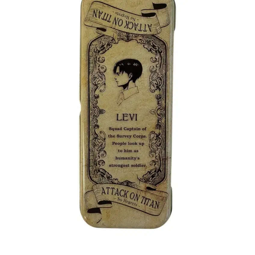 [BUNJANG] Attack on Titan Levi Tin Pencil Case / [고전] 진격의 거인 리바이 필통 틴케이스1