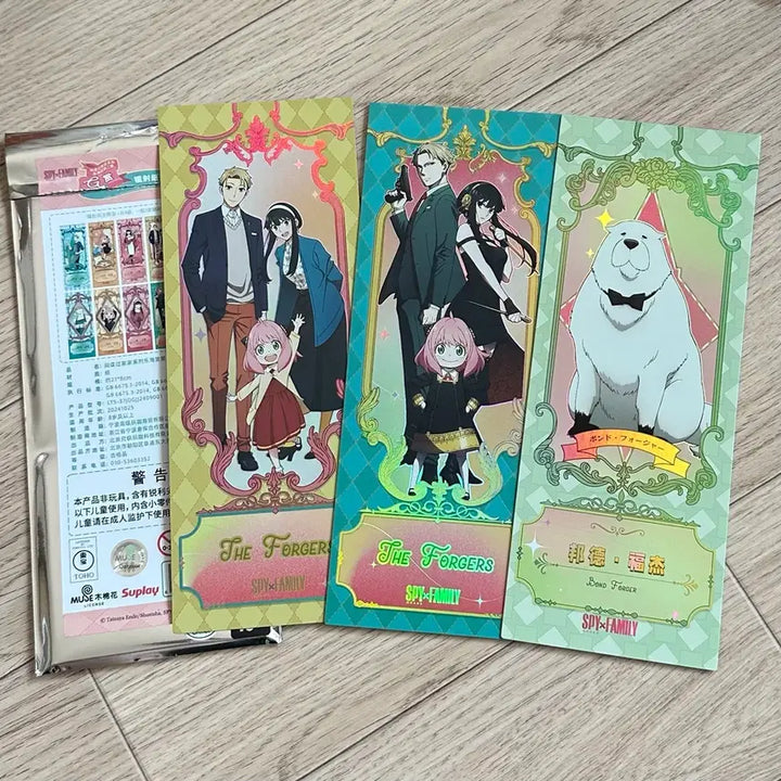 [BUNJANG] Spy x Family Chugoku Kuji Prize G Illustration Shikishi Set / 스파이 패밀리 중국 쿠지 G상 일러스트 색지 3개