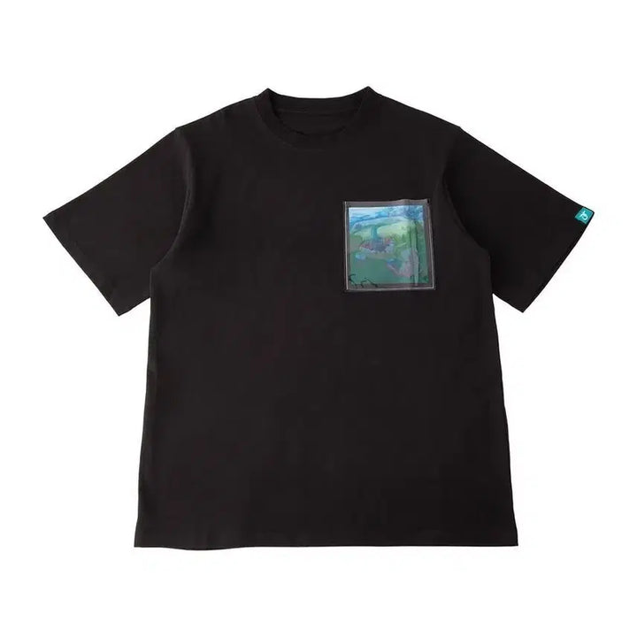 [BUNJANG] Pokémon Invisible to Me Dracovish T-Shirt / 포켓몬 티셔츠 Invisible to Me 드래펄트 L
