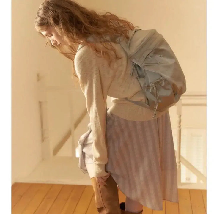 [BUNJANG] Auro Ballet Backpack Pale Blue / 아우로 Ballet backpack 발렛 백팩 마지막 가격내림