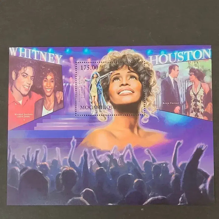 [BUNJANG] United States Whitney Houston Commemorative Stamp 2012 / 2012년 미국의 가수 겸 영화배우 휘트니 휴스턴 기념 우표Whitne