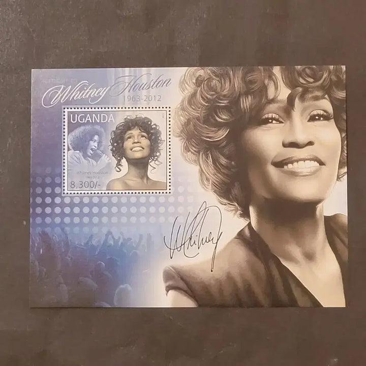 [BUNJANG] 2012 Whitney Houston Memorial Stamp / 2012년 미국의 가수 겸 영화배우 휘트니 휴스턴추모 기념 우표Whit