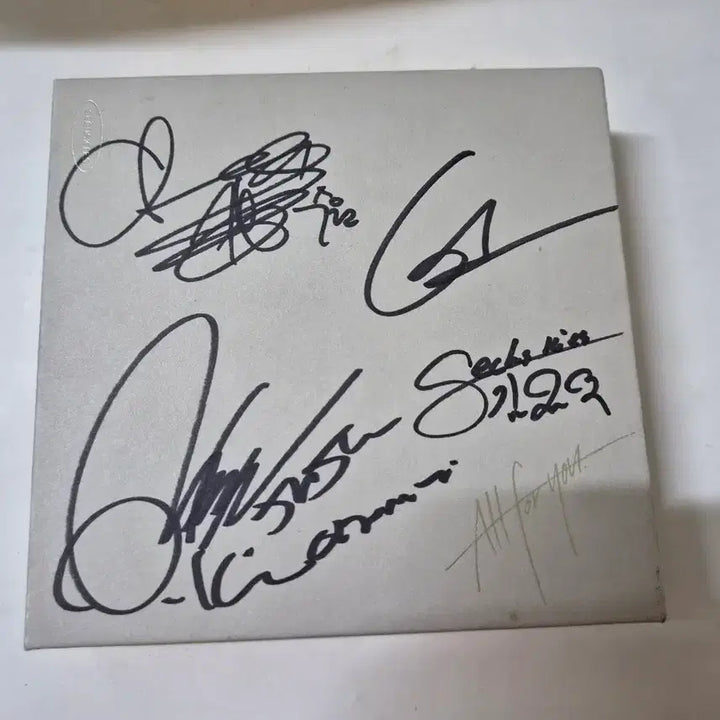 [BUNJANG] Sechs Kies All For You All Member Signed CD / 젝스키스 올포유 전멤버 싸인cd 입니다 깨끗합니다
