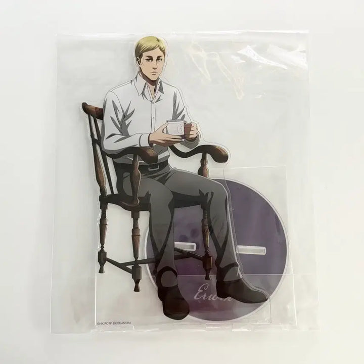 [BUNJANG] Attack on Titan Erwin Special Large Acrylic Stand / 진격의 거인 진격거 엘빈 티타임 특대 아크릴