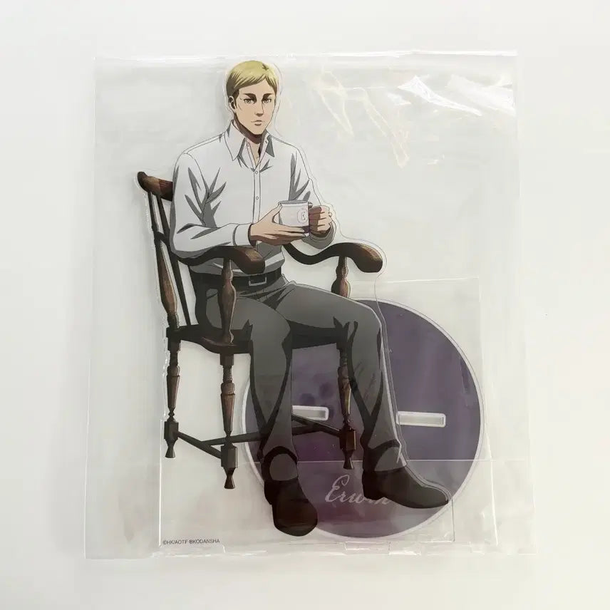 [BUNJANG] Attack on Titan Erwin Special Large Acrylic Stand / 진격의 거인 진격거 엘빈 티타임 특대 아크릴