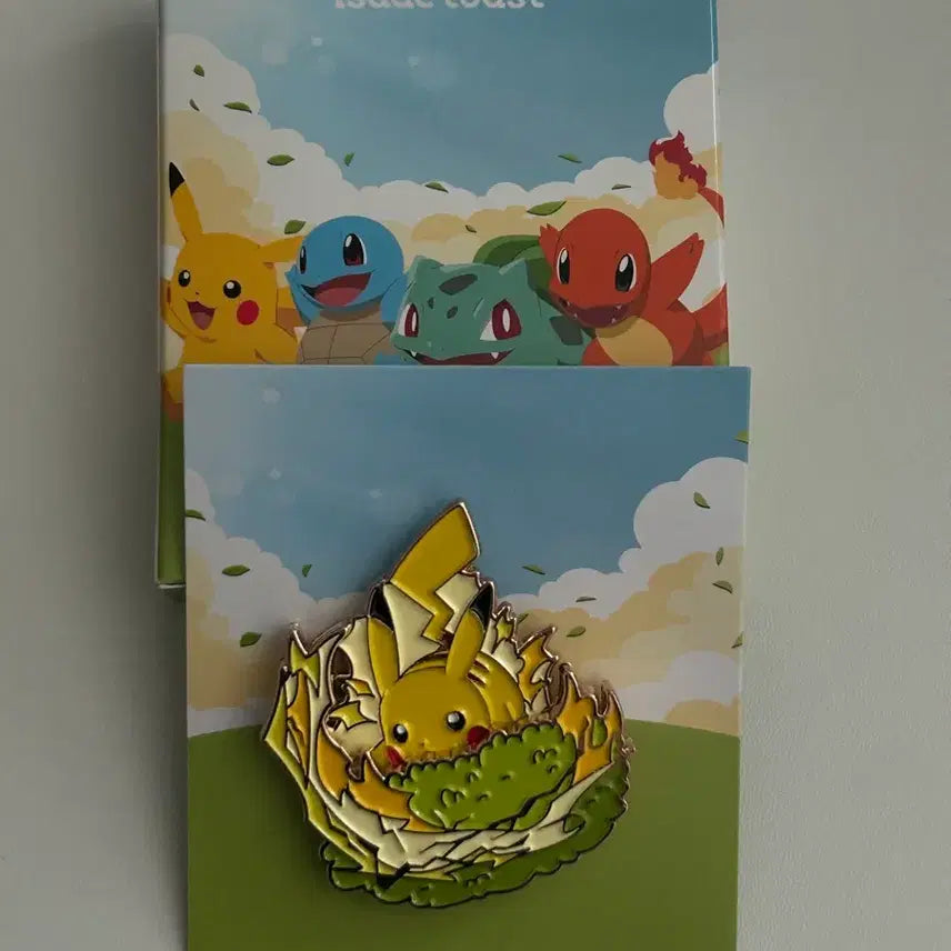 [BUNJANG] Pokemon Pikachu Icac Toast Collaboration Badge / 포켓몬스터 포켓몬 피카츄 이삭토스트 콜라보 뱃지 판매