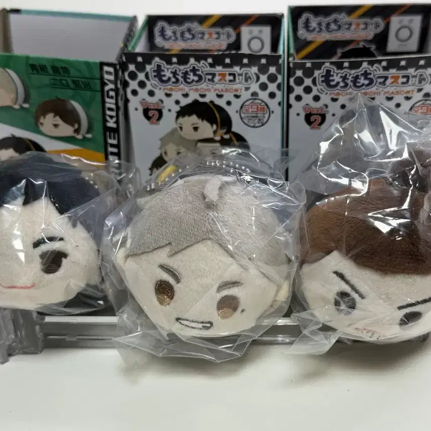 [BUNJANG] Haikyu!! Mochi Mochi Mascot Vol. 2 Bundle Set / 하이큐 모찌모찌 마스코트 2탄 사와무라 스가 아사히 일괄