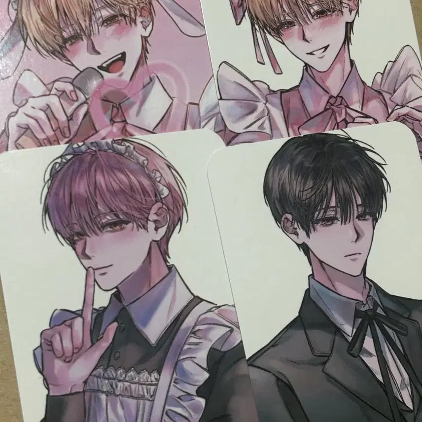[BUNJANG] Demutj Moon Dae Maid Cafe Vote Photocard Full Set / 데못죽 문대 메이드 생카 복어님 투표 포카 전프레 양도 판매