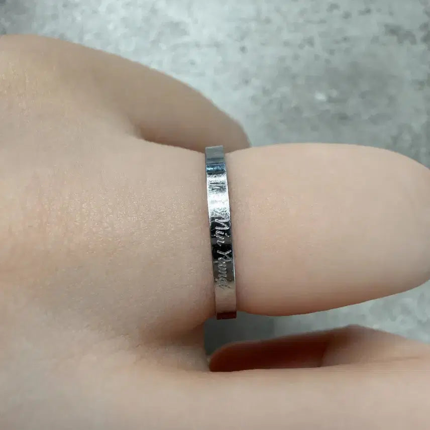 [BUNJANG] BTS Suga Min Yoongi Initial Ring / BTS 슈가 민윤기 이니셜 반지