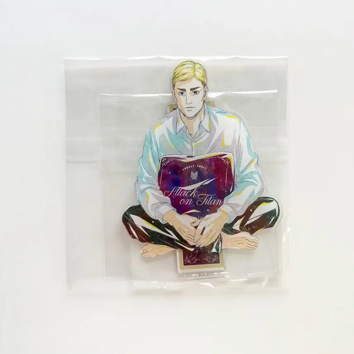 [BUNJANG] Attack on Titan Erwin Smith Resting Acrylic Stand Watercolor Ver. / 진격의 거인 진격거 엘빈 휴식 아크릴 수채화 버전