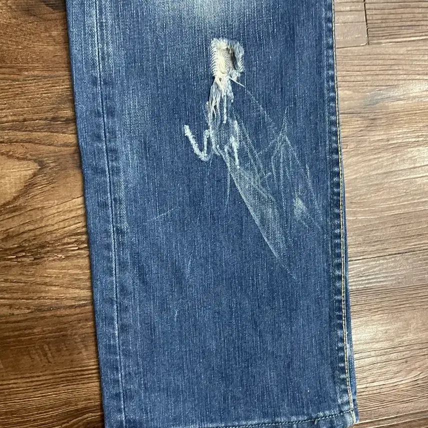 [BUNJANG] Diesel Zatiny Bootcut Distressed Denim Jeans / 디젤 ZATINY 자티니 부츠컷 플레어진 데님 팬츠