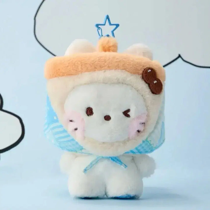 [BUNJANG] Bubble Nyan Scarf Doll Keychain (Sealed) / [원가양도] 버블냥 스카프 인형 키링 미개봉 위시니니 버블 냥니