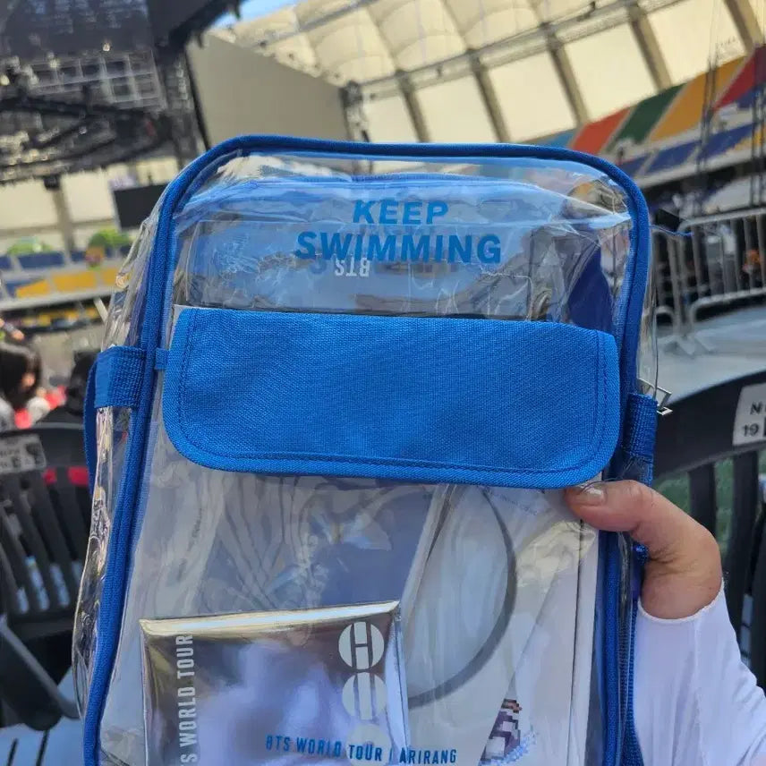 [SOLD OUT] 방탄소년단 BTS KEEP SWIMMING 투명 가방