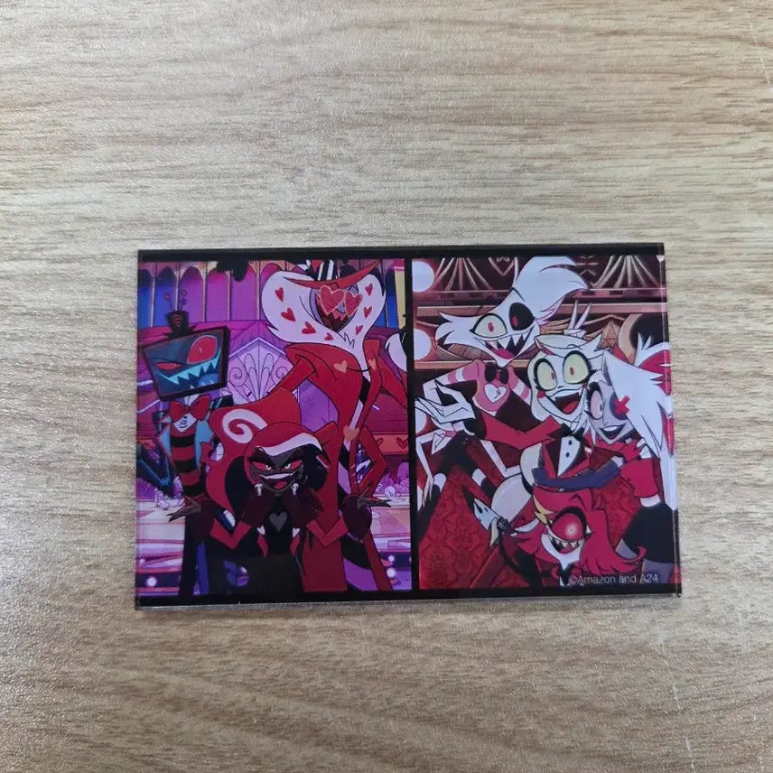 [BUNJANG] Hasbean Hotel Smile Base Cafe Acrylic Card - Group / 해즈빈호텔 스마일베이스카페 아크릴카드 단체