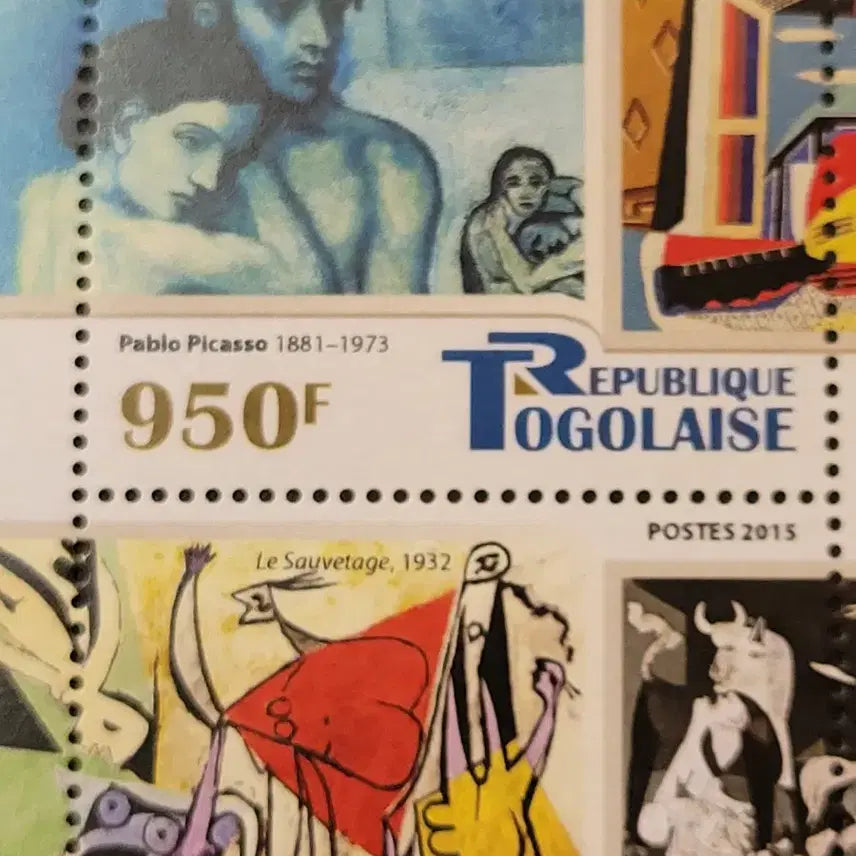 [BUNJANG] Pablo Picasso Commemorative Stamp 2015 / 2015년 세계미술계의 거장 파블로 피카소기념 우표Pablo Picas