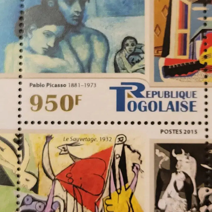 [BUNJANG] Pablo Picasso Commemorative Stamp 2015 / 2015년 세계미술계의 거장 파블로 피카소기념 우표Pablo Picas