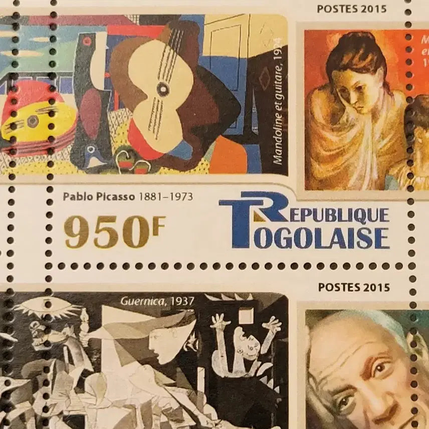 [BUNJANG] Pablo Picasso Commemorative Stamp 2015 / 2015년 세계미술계의 거장 파블로 피카소기념 우표Pablo Picas