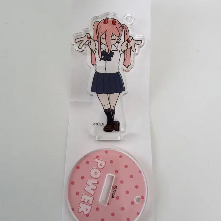 [BUNJANG] Chainsaw Man Power Cosplay Acrylic Keyholder / 체인소맨 파워 코스프레 아크릴 키홀더