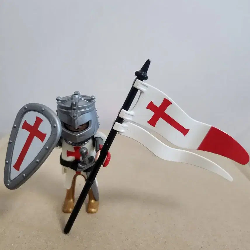 [BUNJANG] Playmobil 4670 Crusader Knight Figure (Opened) / 플레이모빌 4670 십자군 기사 개봉상품 피규어 판매, 박스x
