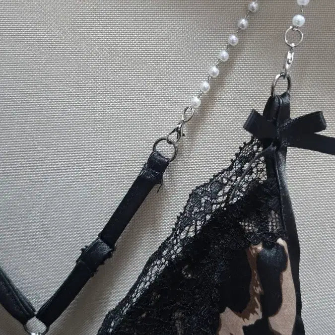 [SOLD OUT] 호피 레이스 슬립S