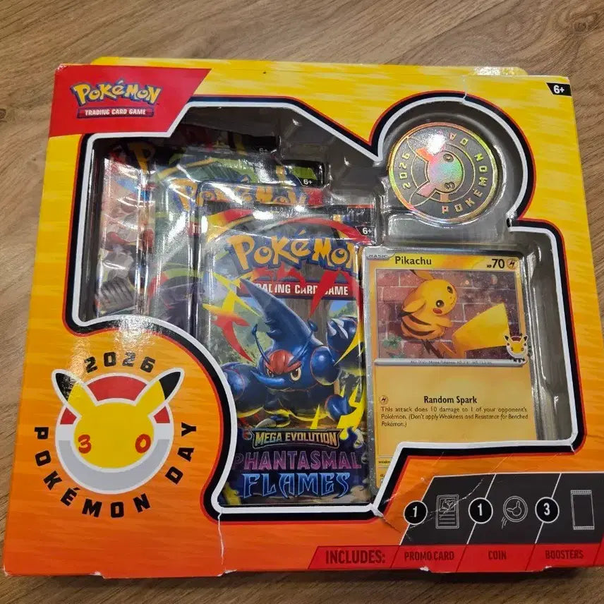 [BUNJANG] Pokemon 30th Anniversary Box (2026) - Miscut Error / 포켓몬카드 2026 30주년 박스 팩 미스컷오류