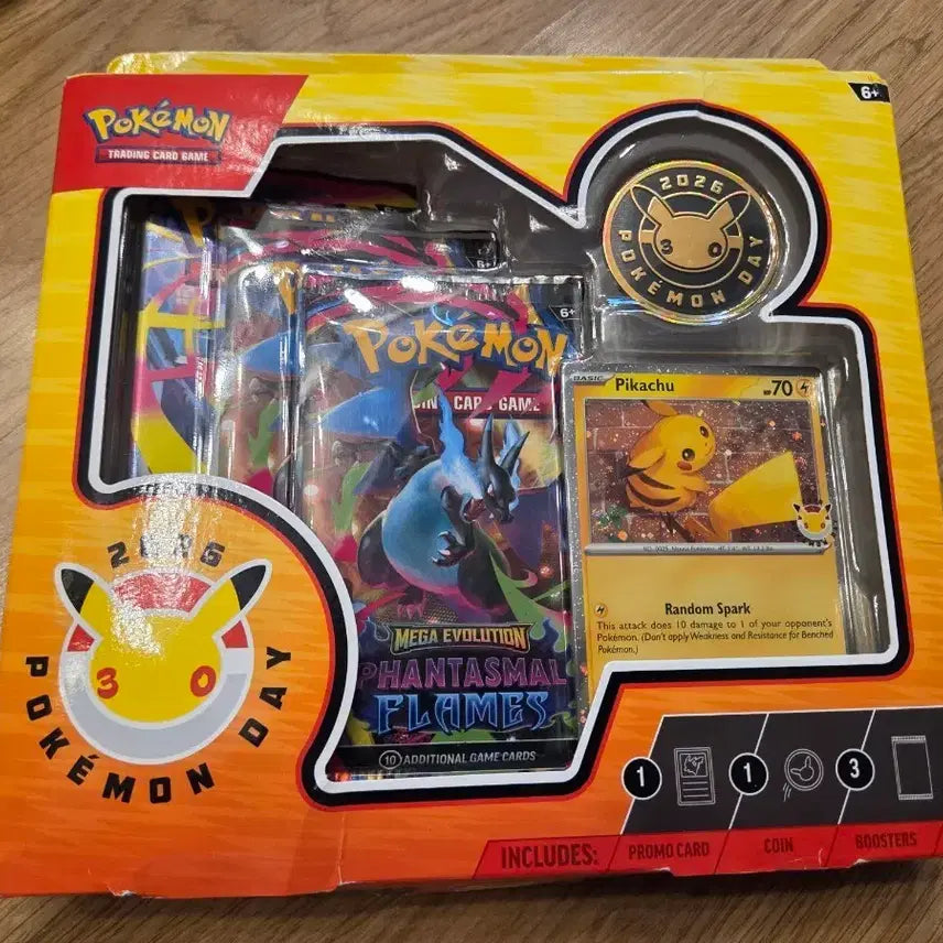 [BUNJANG] Pokemon 30th Anniversary 2026 Swirl Promo Box / 포켓몬카드 2026 30주년 박스 소용돌이 프로모