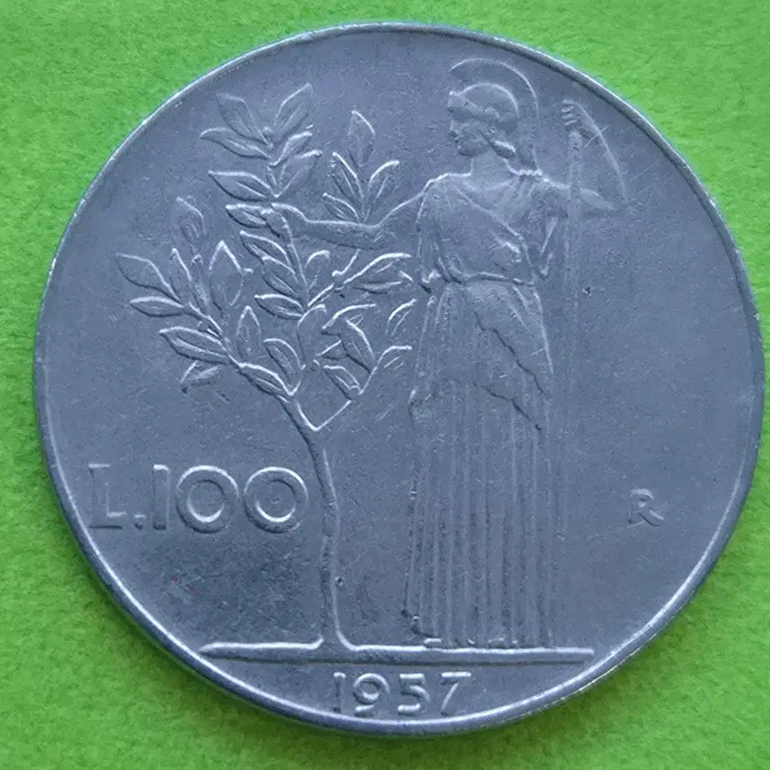 [BUNJANG] 1957 Italy 100 Lire Coin / 1957 이탈리아 100리라 동전 M3503