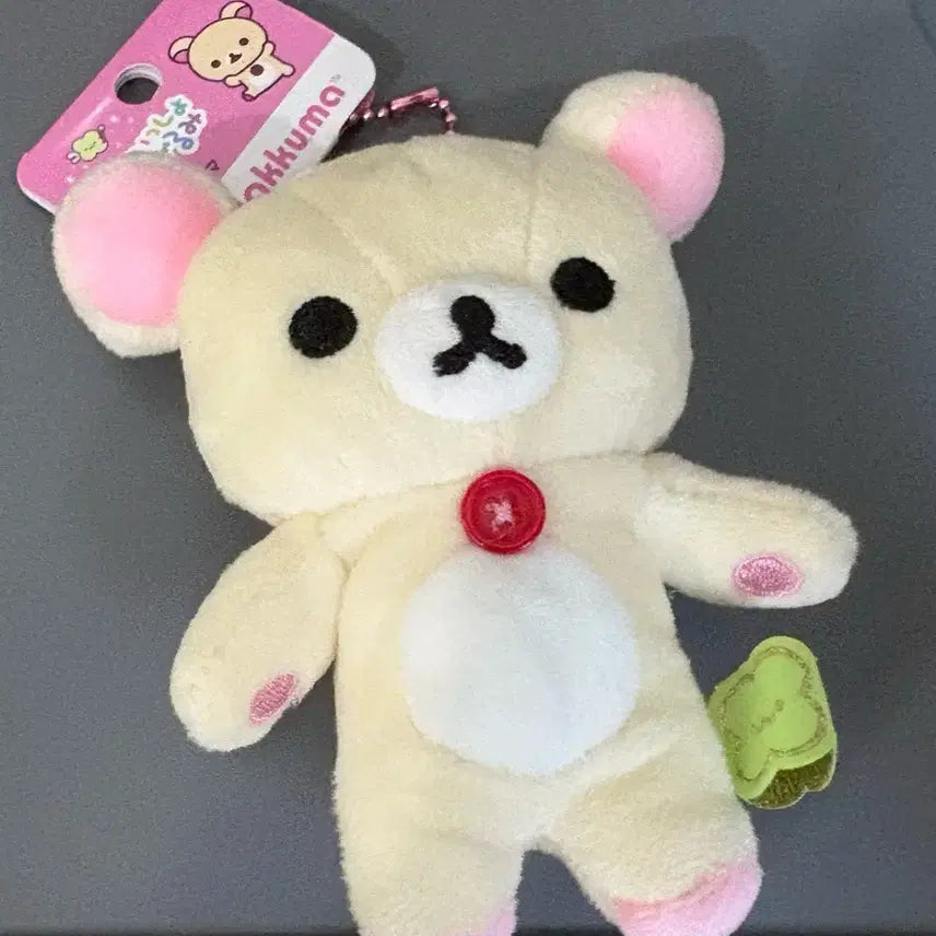 [BUNJANG] Rilakkuma Korilakkuma Plush Charm / 산엑스 함께시리즈 코리락쿠마 인형