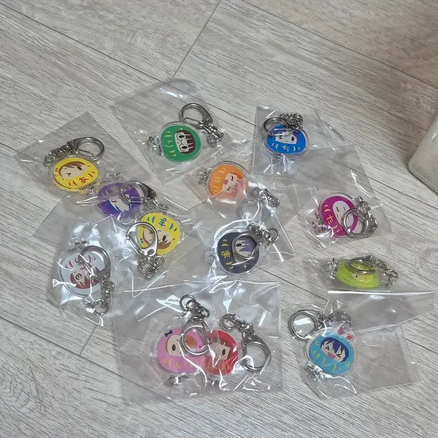 [BUNJANG] The Idolmaster Daruma Charm Mascot Keychain / 아이돌마스터 아이마스 굿즈 본가13인 다루마챰 키링