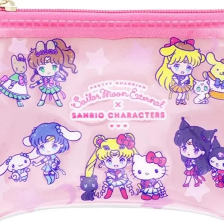 [BUNJANG] Sailor Moon x Sanrio Collaboration Pouch Card Holder / 세일러문 산리오 일본 정품 파우치 카드지갑 카드케이스 헬로키티 콜라보