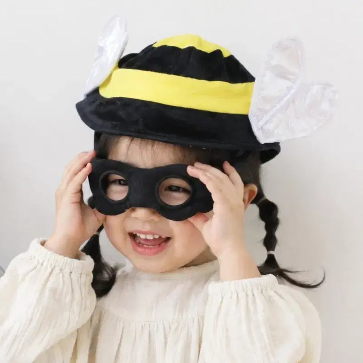 [BUNJANG] IKEA KLAPPAR MASKERAD Costume Hat Set - Bee &amp; Alien / 이케아 아동 코스튬 마스크 가면 역할놀이 장난감 모자 세트 할로윈