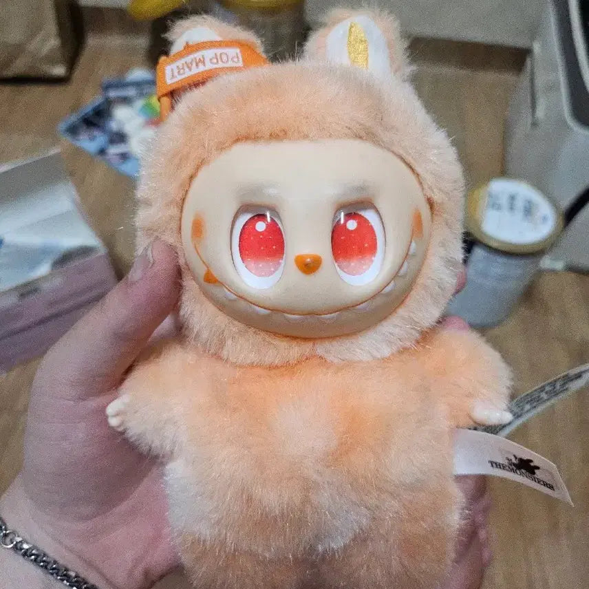 [BUNJANG] Labubu Orange Plush Toy / 라부부인형