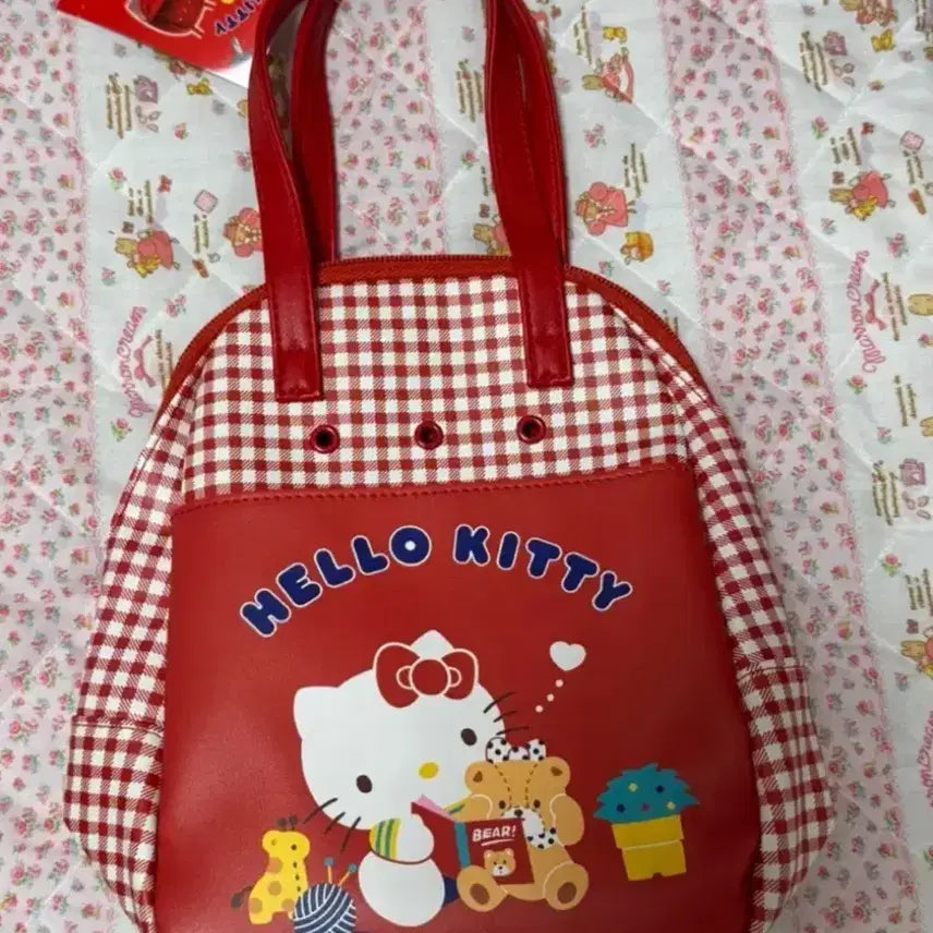 [BUNJANG] Sanrio Hello Kitty Sewing Club Series Tote Bag / 산리오 헬로키티 수예부 시리즈 토트백