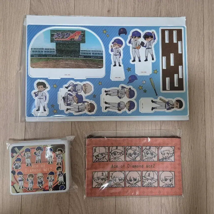 [BUNJANG] Diamond Ace/Daiya Acrylic Stand &amp; Pouch &amp; Multi-purpose Case Bundle Set / 다이아몬드에이스/다이에이 아크릴 스탠드&amp;파우치&amp;다용도 케이스