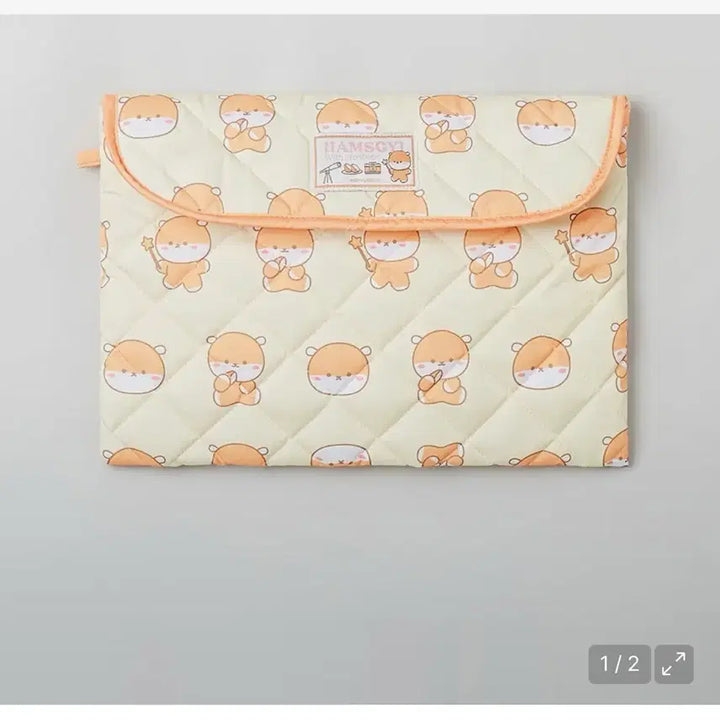 [BUNJANG] MONSTA X Kihyun Hamster Pouch M (Sealed) / 미개봉 새상품 몬스타엑스 기현 햄슥이 파우치 M