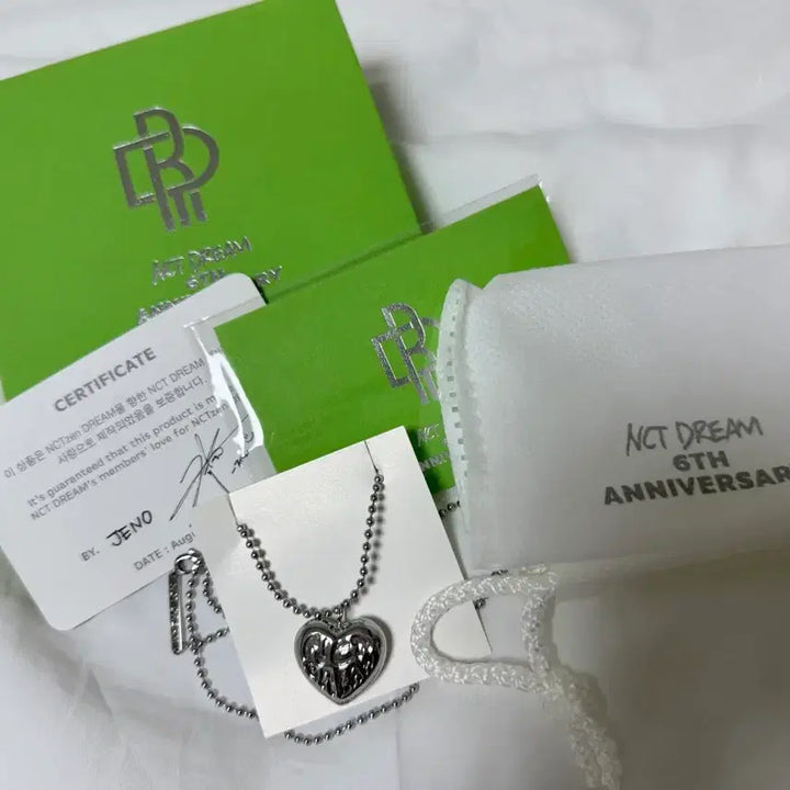 [BUNJANG] NCT Dream 6th Anniversary Necklace Jeno / NCT 엔시티 드림 6주년 기념 목걸이 제노 양도 판매