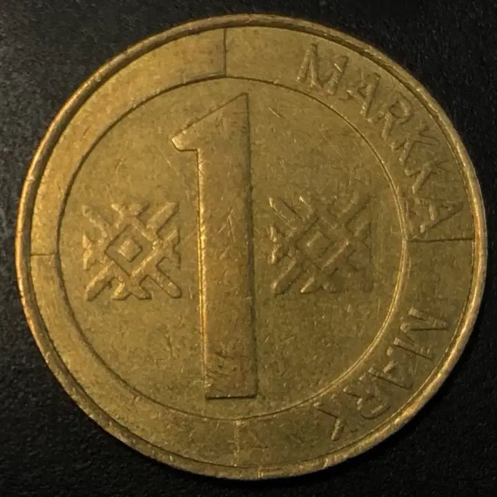 [BUNJANG] 1953 Finland 1 Markka Coin / 1993년 핀란드 1마르카 동전 w1953