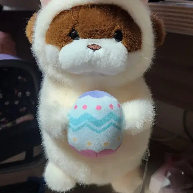 [BUNJANG] Easter Egg Usouso-chan 27cm Dark Brown Plush / 이스터에그 우소우소짱 다크브라운 27cm 새제품