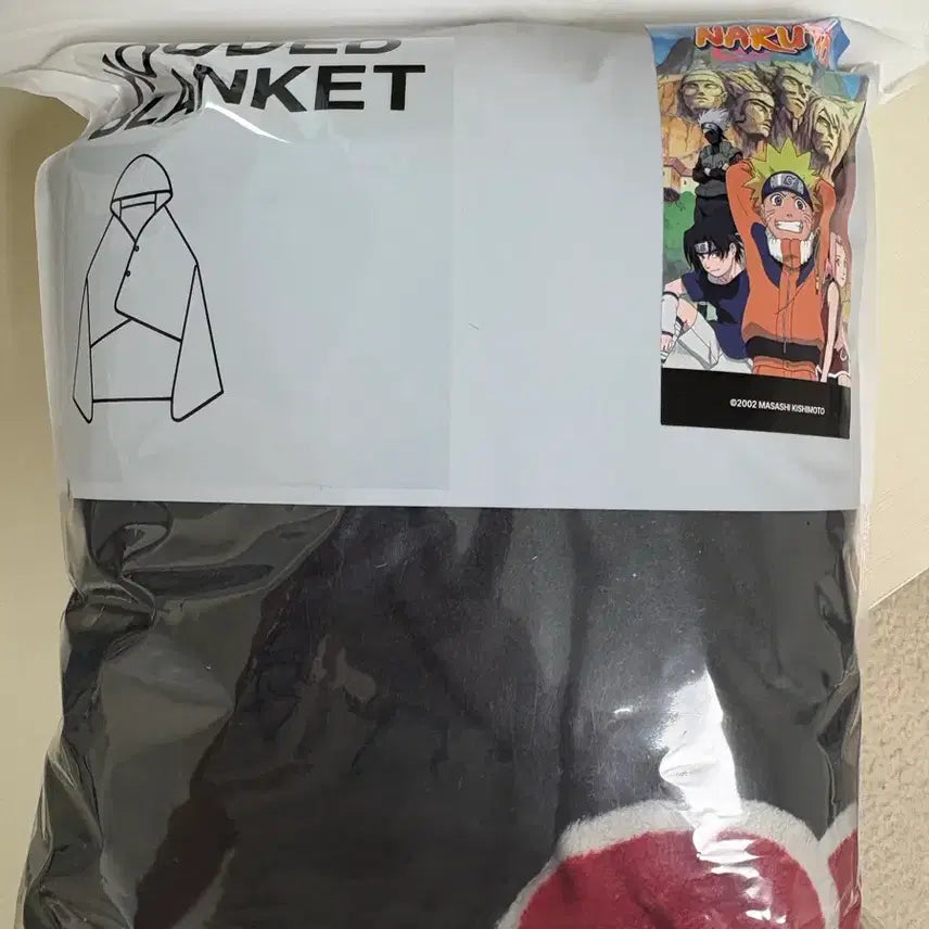 [BUNJANG] SPAO Naruto Akatsuki Blanket / 나루토 스파오 아카츠키 담요 미개봉 택배비포함