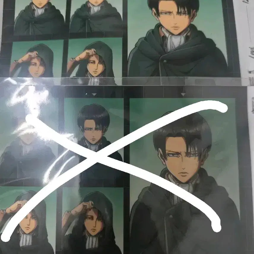 [BUNJANG] Attack on Titan Levi Merchandise Bundle Set (Sealed) / [반택포12만][일괄판매][미개봉 새상품]진격의 거인 리바이 굿즈
