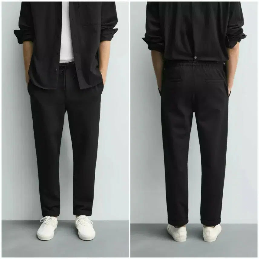[BUNJANG] Zara Man Relaxed Fit Black Pants M / 자라맨  릴랙스핏 블랙팬츠 M 미착용제품