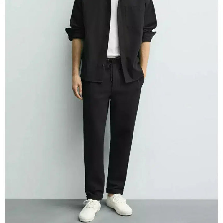 [BUNJANG] Zara Man Relaxed Fit Black Pants M / 자라맨  릴랙스핏 블랙팬츠 M 미착용제품