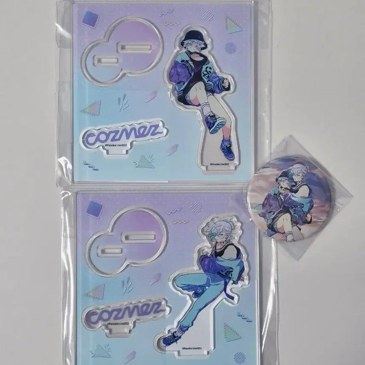 [BUNJANG] Paralife Cozmez HMV Acrylic Set + Badge (Kanata, Nayuta) / 파라라이 코즈메즈 HMV 아크릴 세트 + 뱃지 카나타 나유타 cozmez