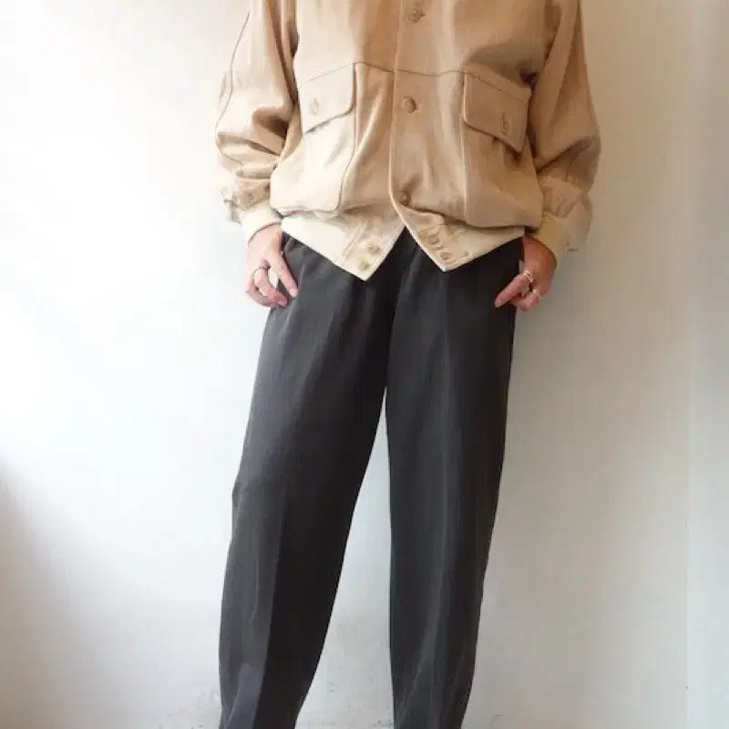 [BUNJANG] Matin Kim Smooth Chino Grey Chambray Size 2 / 마티앤선즈 Smooth chino 그레이 샴브레이 2