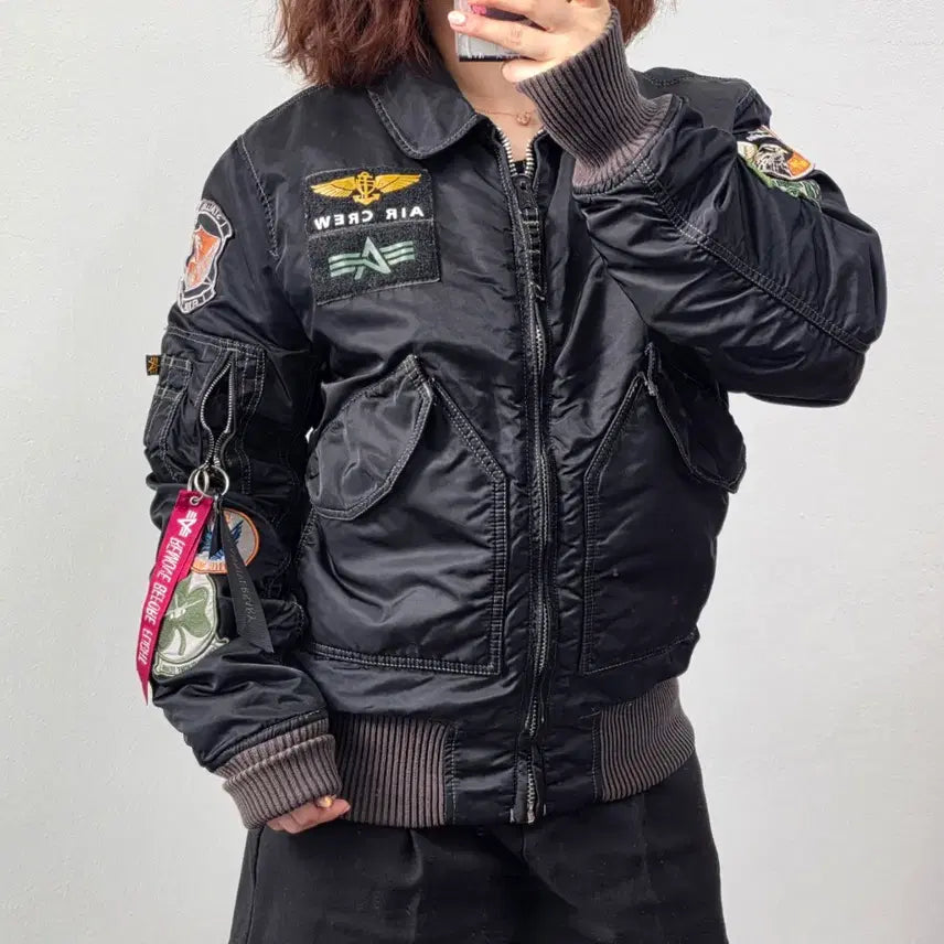 [BUNJANG] Alpha Industries MA-1 Bomber Jacket Black Size S / [프립]S/알파 인더스트리 항공 점퍼 검정