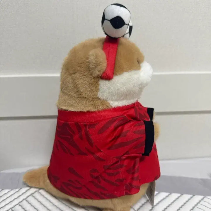 [BUNJANG] Woosoo Woosoo-chan Soccer Player Brown 27cm Doll / 우소우소짱 축구선수 브라운 27cm ( 새상품 )
