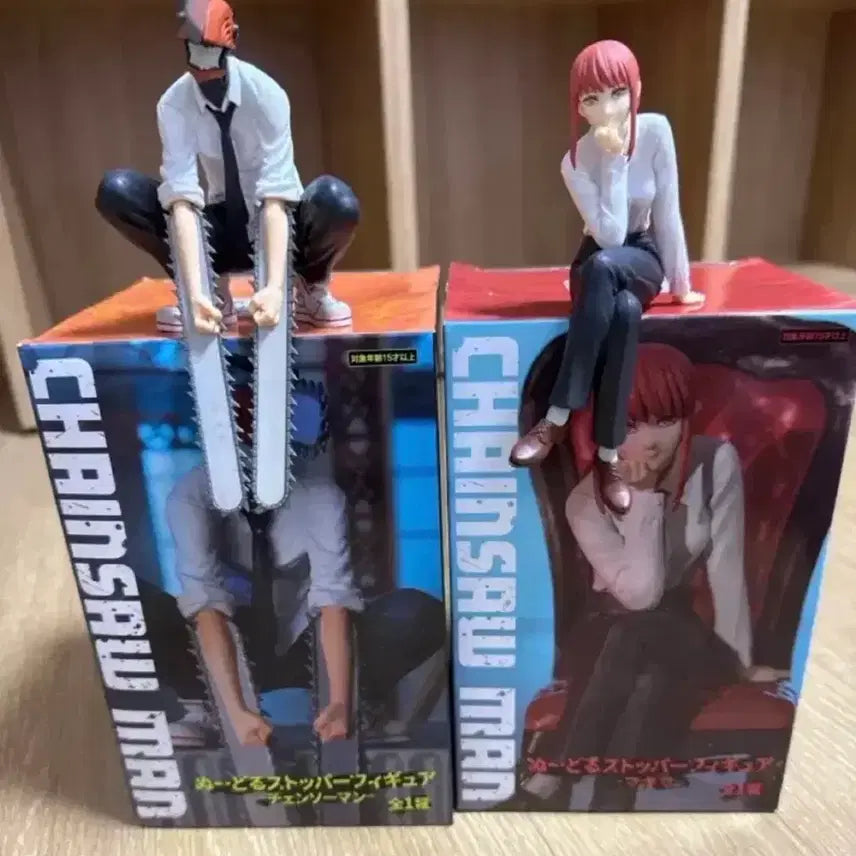[BUNJANG] Chainsaw Man Makima &amp; Denji Noodle Stopper Bundle Set / 일괄최저) 체인소맨 마키마 덴지 누들스토퍼 일괄 양도