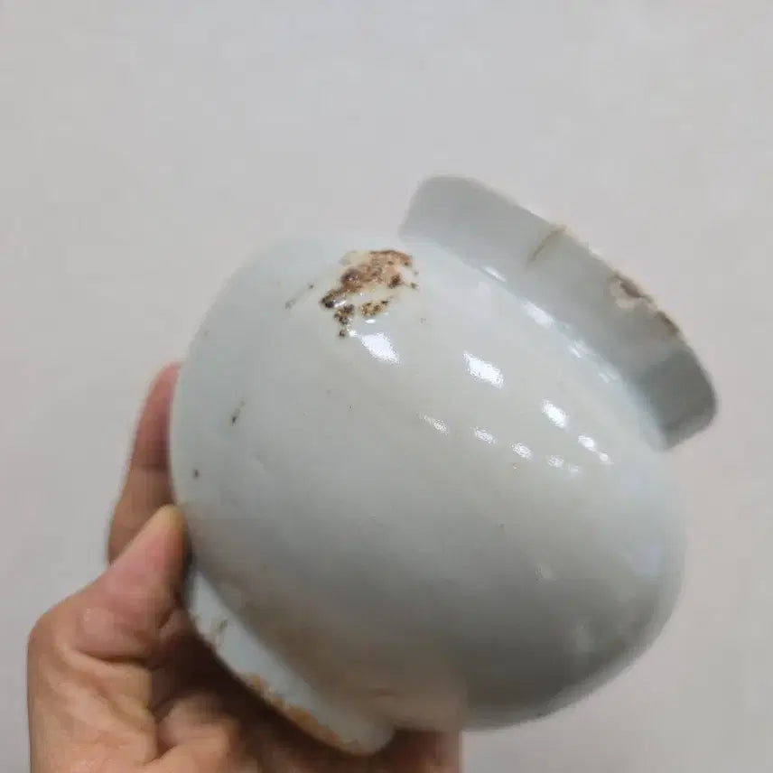 [BUNJANG] Authentic Late Joseon Dynasty Plain White Porcelain Jar / 진품 조선후기 순백자 호