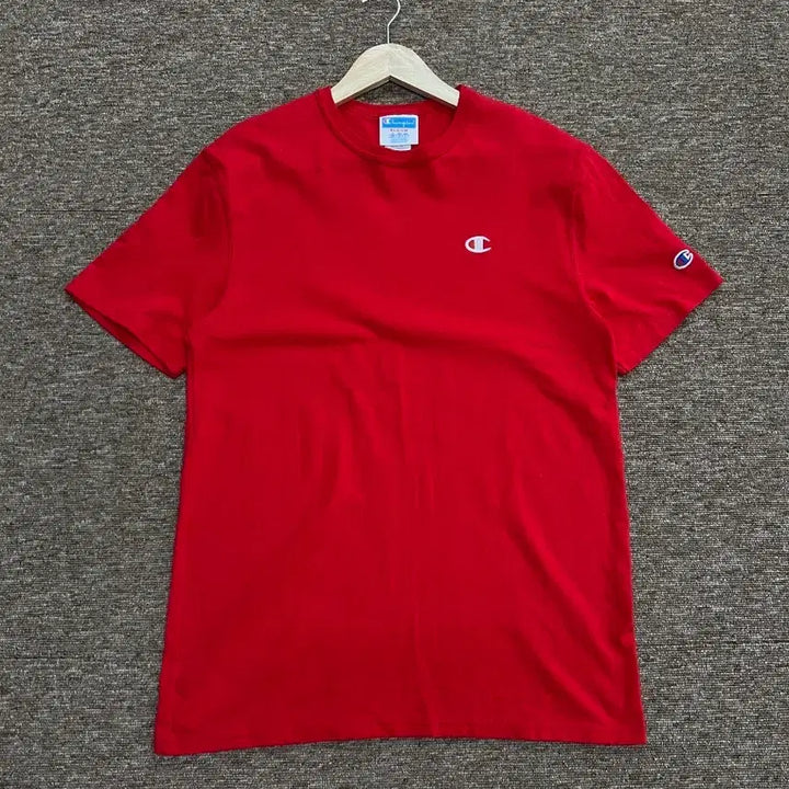 [BUNJANG] Champion Red T-Shirt Size M / 챔피온 레드 반팔티 M
