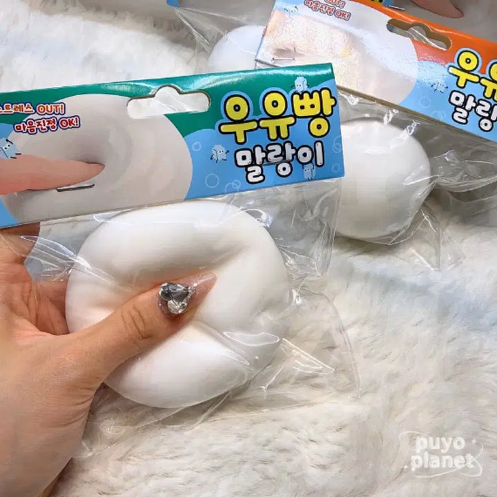 [BUNJANG] Puyo Planet Mini Milk Bread Squishy Stress Ball / 뿌요행성 미니 우유빵 말랑이 촉감놀이 클레이 스퀴시 스트레스볼